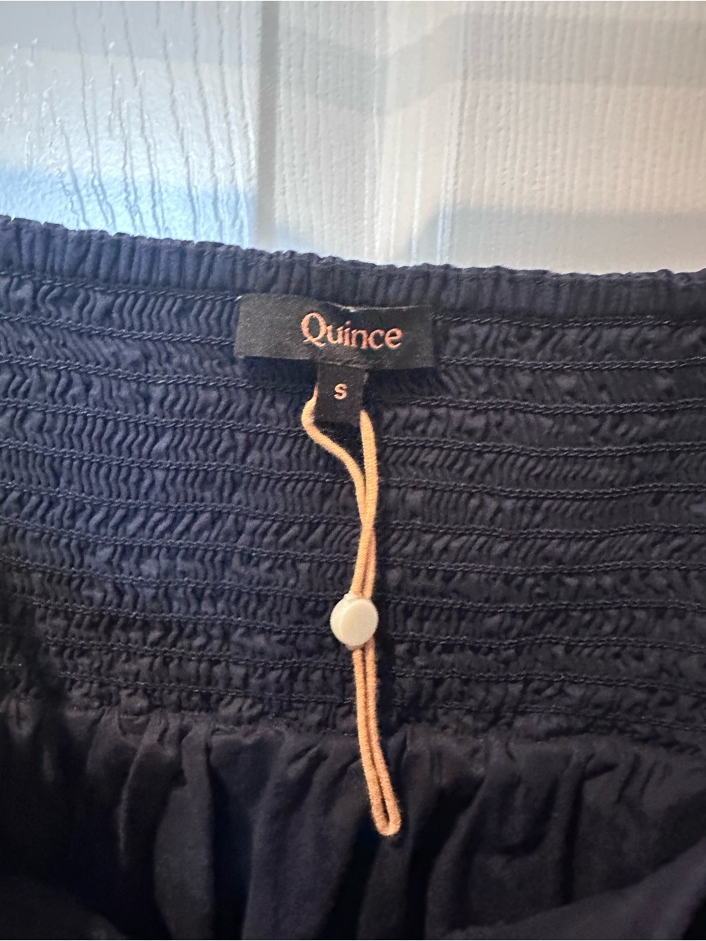 Quince Navy Blue Spaghetti-Strap Maxi Dress - Picture 3 of 4